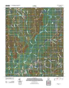 Romulus Alabama Historical topographic map, 1:24000 scale, 7.5 X 7.5 Minute, Year 2011