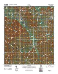 Rosebud Alabama Historical topographic map, 1:24000 scale, 7.5 X 7.5 Minute, Year 2011