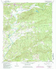 Ross Mountain Alabama Historical topographic map, 1:24000 scale, 7.5 X 7.5 Minute, Year 1967