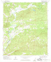 Ross Mountain Alabama Historical topographic map, 1:24000 scale, 7.5 X 7.5 Minute, Year 1967