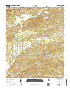 Ross Mountain Alabama Current topographic map, 1:24000 scale, 7.5 X 7.5 Minute, Year 2014