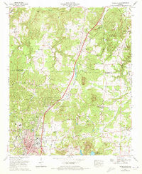 Russellville Alabama Historical topographic map, 1:24000 scale, 7.5 X 7.5 Minute, Year 1971