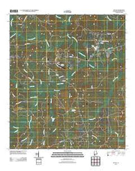 Rutan Alabama Historical topographic map, 1:24000 scale, 7.5 X 7.5 Minute, Year 2011