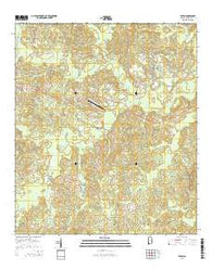 Rutan Alabama Current topographic map, 1:24000 scale, 7.5 X 7.5 Minute, Year 2014