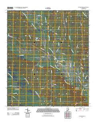 Rutherford Alabama Historical topographic map, 1:24000 scale, 7.5 X 7.5 Minute, Year 2011
