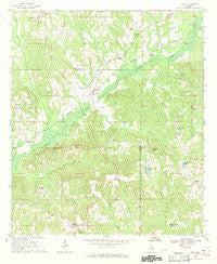 Saco Alabama Historical topographic map, 1:24000 scale, 7.5 X 7.5 Minute, Year 1968