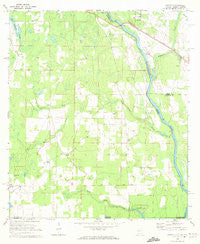 Saffold Georgia Historical topographic map, 1:24000 scale, 7.5 X 7.5 Minute, Year 1970