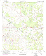 Safford Alabama Historical topographic map, 1:24000 scale, 7.5 X 7.5 Minute, Year 1968