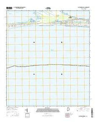Saint Andrews Bay Alabama Current topographic map, 1:24000 scale, 7.5 X 7.5 Minute, Year 2014