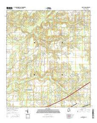 Saint Elmo Alabama Current topographic map, 1:24000 scale, 7.5 X 7.5 Minute, Year 2014