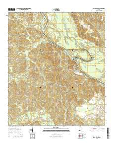 Saint Stephens Alabama Current topographic map, 1:24000 scale, 7.5 X 7.5 Minute, Year 2014
