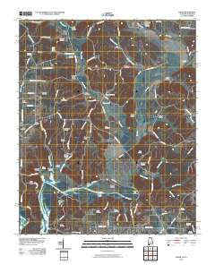 Salem Alabama Historical topographic map, 1:24000 scale, 7.5 X 7.5 Minute, Year 2010