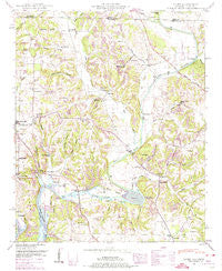Salem Alabama Historical topographic map, 1:24000 scale, 7.5 X 7.5 Minute, Year 1948