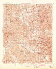 Samantha Alabama Historical topographic map, 1:62500 scale, 15 X 15 Minute, Year 1928