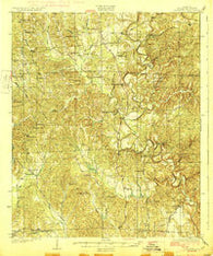 Samantha Alabama Historical topographic map, 1:62500 scale, 15 X 15 Minute, Year 1928