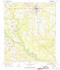 Samson Alabama Historical topographic map, 1:24000 scale, 7.5 X 7.5 Minute, Year 1968