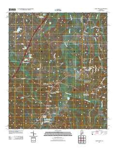 Sandy Ridge Alabama Historical topographic map, 1:24000 scale, 7.5 X 7.5 Minute, Year 2011