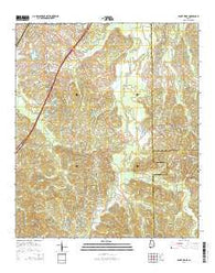 Sandy Ridge Alabama Current topographic map, 1:24000 scale, 7.5 X 7.5 Minute, Year 2014