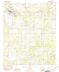 Sardis Alabama Historical topographic map, 1:24000 scale, 7.5 X 7.5 Minute, Year 1982