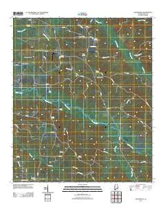 Sawyerville Alabama Historical topographic map, 1:24000 scale, 7.5 X 7.5 Minute, Year 2011