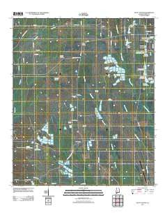 Scott Station Alabama Historical topographic map, 1:24000 scale, 7.5 X 7.5 Minute, Year 2011