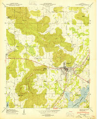 Scottsboro Alabama Historical topographic map, 1:24000 scale, 7.5 X 7.5 Minute, Year 1950