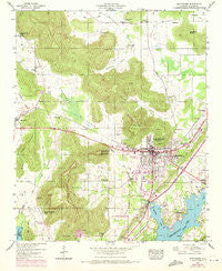 Scottsboro Alabama Historical topographic map, 1:24000 scale, 7.5 X 7.5 Minute, Year 1947