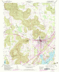 Scottsboro Alabama Historical topographic map, 1:24000 scale, 7.5 X 7.5 Minute, Year 1947
