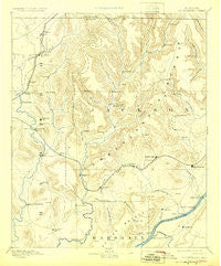 Scottsboro Alabama Historical topographic map, 1:125000 scale, 30 X 30 Minute, Year 1892