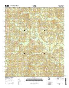Seaboard Alabama Current topographic map, 1:24000 scale, 7.5 X 7.5 Minute, Year 2014