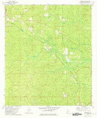 Seaboard Alabama Historical topographic map, 1:24000 scale, 7.5 X 7.5 Minute, Year 1982