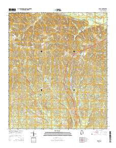 Seale Alabama Current topographic map, 1:24000 scale, 7.5 X 7.5 Minute, Year 2014