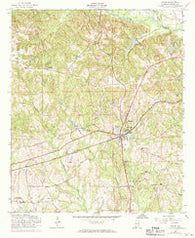 Seale Alabama Historical topographic map, 1:24000 scale, 7.5 X 7.5 Minute, Year 1955