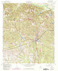 Seale Alabama Historical topographic map, 1:24000 scale, 7.5 X 7.5 Minute, Year 1955