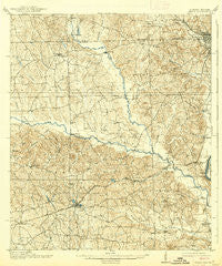 Seale Alabama Historical topographic map, 1:62500 scale, 15 X 15 Minute, Year 1914