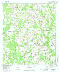Sellersville Alabama Historical topographic map, 1:24000 scale, 7.5 X 7.5 Minute, Year 1968