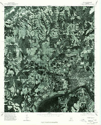 Selma Alabama Historical topographic map, 1:24000 scale, 7.5 X 7.5 Minute, Year 1975