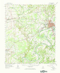 Selma Alabama Historical topographic map, 1:62500 scale, 15 X 15 Minute, Year 1958
