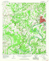 Selma Alabama Historical topographic map, 1:62500 scale, 15 X 15 Minute, Year 1958