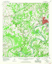 Selma Alabama Historical topographic map, 1:62500 scale, 15 X 15 Minute, Year 1958