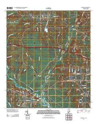 Seminole Alabama Historical topographic map, 1:24000 scale, 7.5 X 7.5 Minute, Year 2011