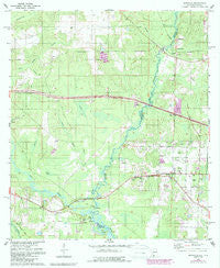 Seminole Alabama Historical topographic map, 1:24000 scale, 7.5 X 7.5 Minute, Year 1978