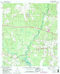 Seminole Alabama Historical topographic map, 1:24000 scale, 7.5 X 7.5 Minute, Year 1978