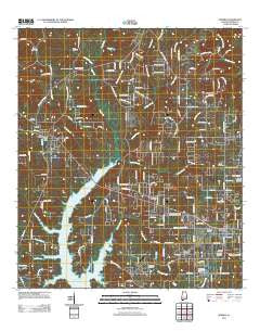 Semmes Alabama Historical topographic map, 1:24000 scale, 7.5 X 7.5 Minute, Year 2011