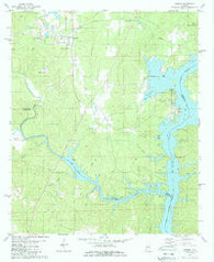 Shelby Alabama Historical topographic map, 1:24000 scale, 7.5 X 7.5 Minute, Year 1980