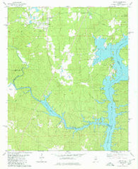 Shelby Alabama Historical topographic map, 1:24000 scale, 7.5 X 7.5 Minute, Year 1980