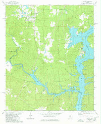 Shelby Alabama Historical topographic map, 1:24000 scale, 7.5 X 7.5 Minute, Year 1980
