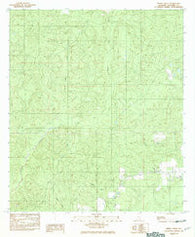 Shipps Creek Alabama Historical topographic map, 1:24000 scale, 7.5 X 7.5 Minute, Year 1982