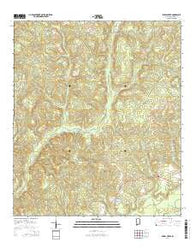 Shipps Creek Alabama Current topographic map, 1:24000 scale, 7.5 X 7.5 Minute, Year 2014