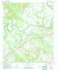 Shorter Alabama Historical topographic map, 1:24000 scale, 7.5 X 7.5 Minute, Year 1971
